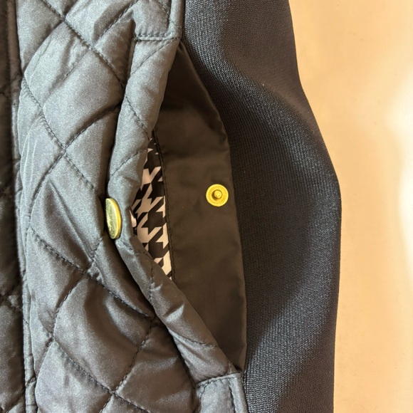 Kim Rogers Vest Quilted Ribbed Pockets Fall Outerwear Vest Black Size Medium - Picture 7 of 12